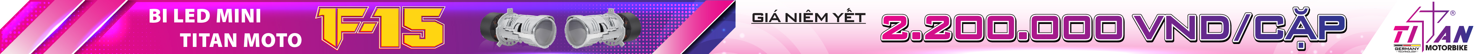 BI LED MINI TITAN MOTO F15