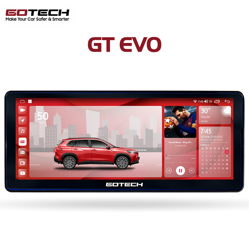 MÀN HÌNH ANDROID Ô TÔ GOTECH GT EVO