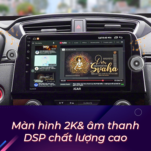 Màn hình Android ICAR Elliview U5 Basic, màn hình android icar elliview,