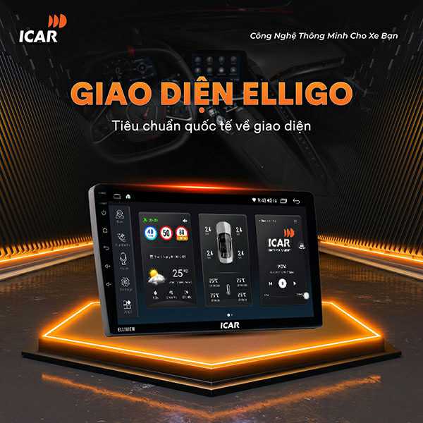 Màn hình Android ICAR Elliview UE Lite