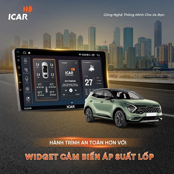 Màn hình Android ICAR Elliview UE