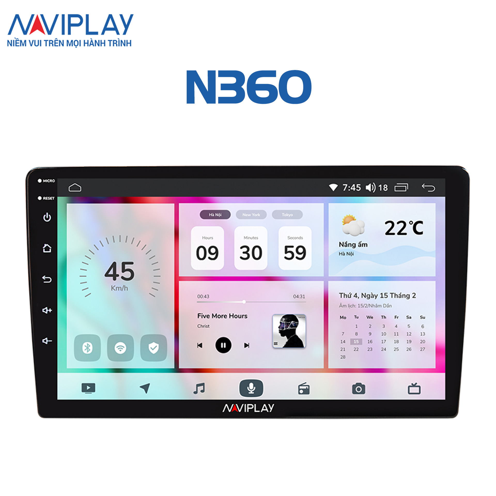 MÀN HÌNH ANDROID Ô TÔ NAVIPLAY N360