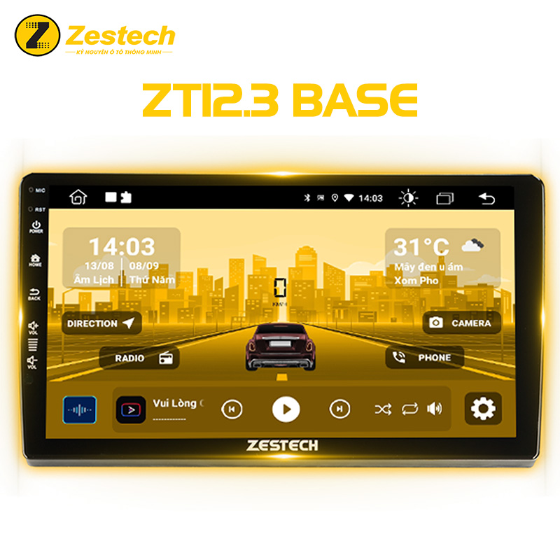 MÀN HÌNH ANDROID Ô TÔ ZESTECH ZT12.3 BASE