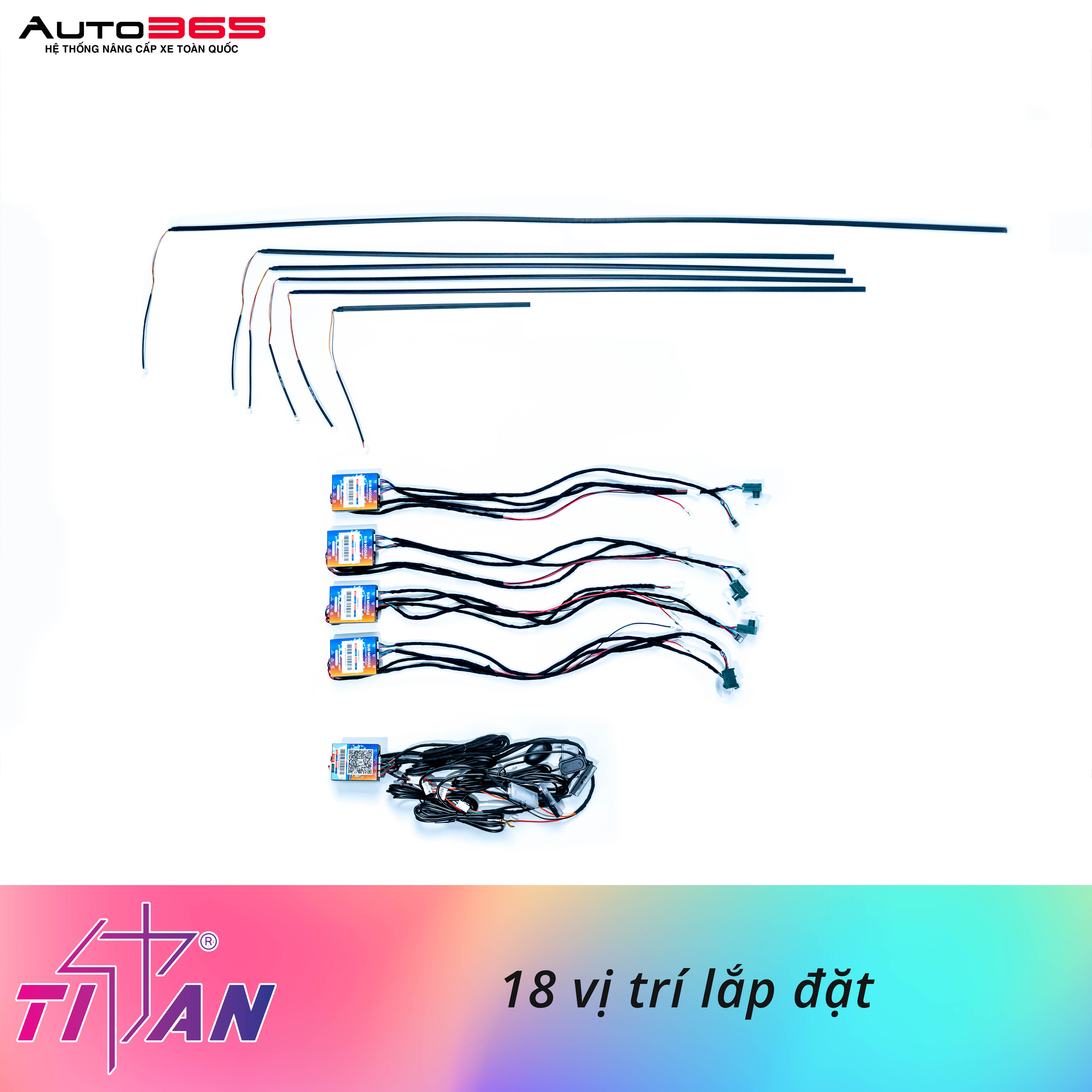 LED VIỀN NỘI THẤT TITAN ULTRA LIGHT - 18 IN 1