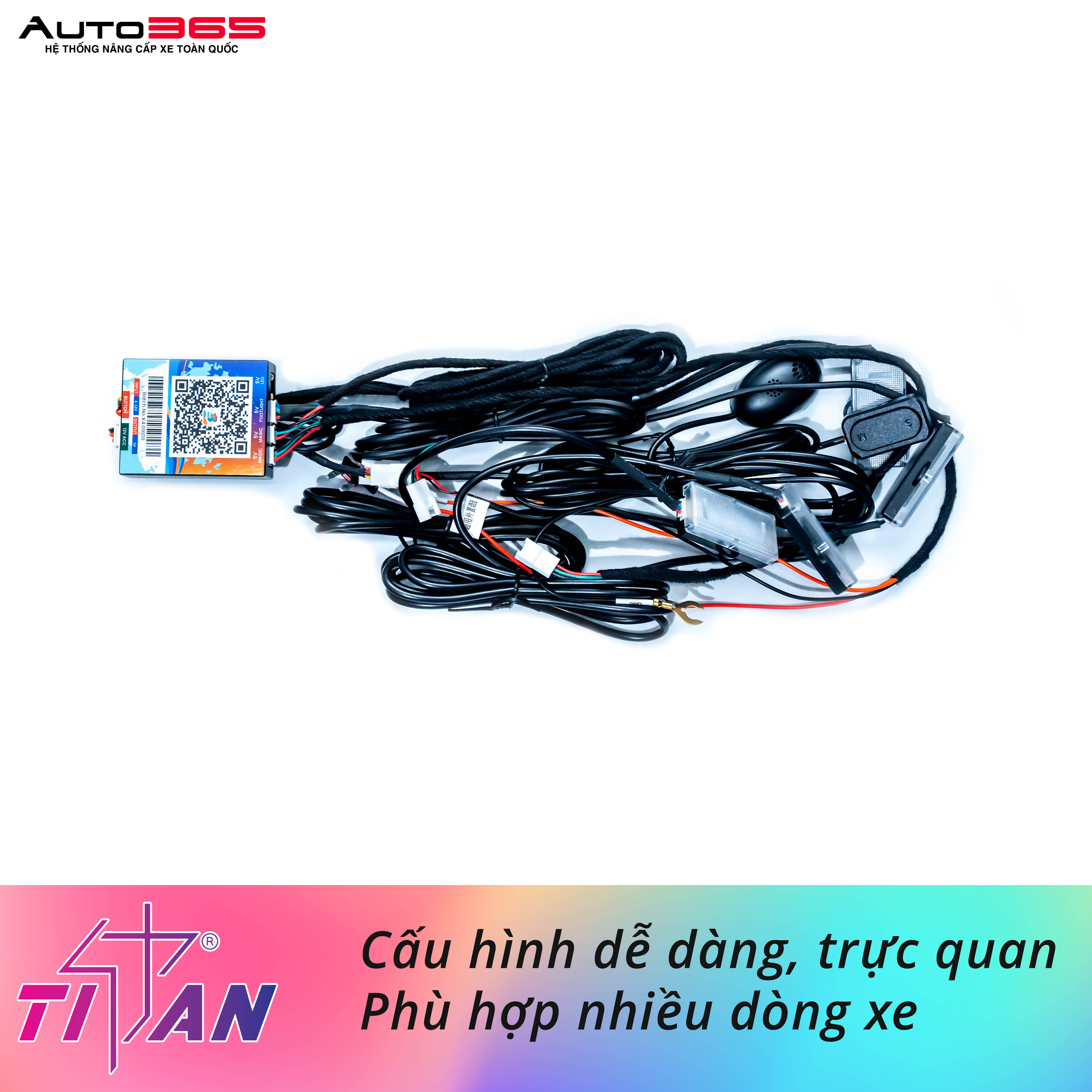 LED VIỀN NỘI THẤT TITAN ULTRA LIGHT - 22 IN 1