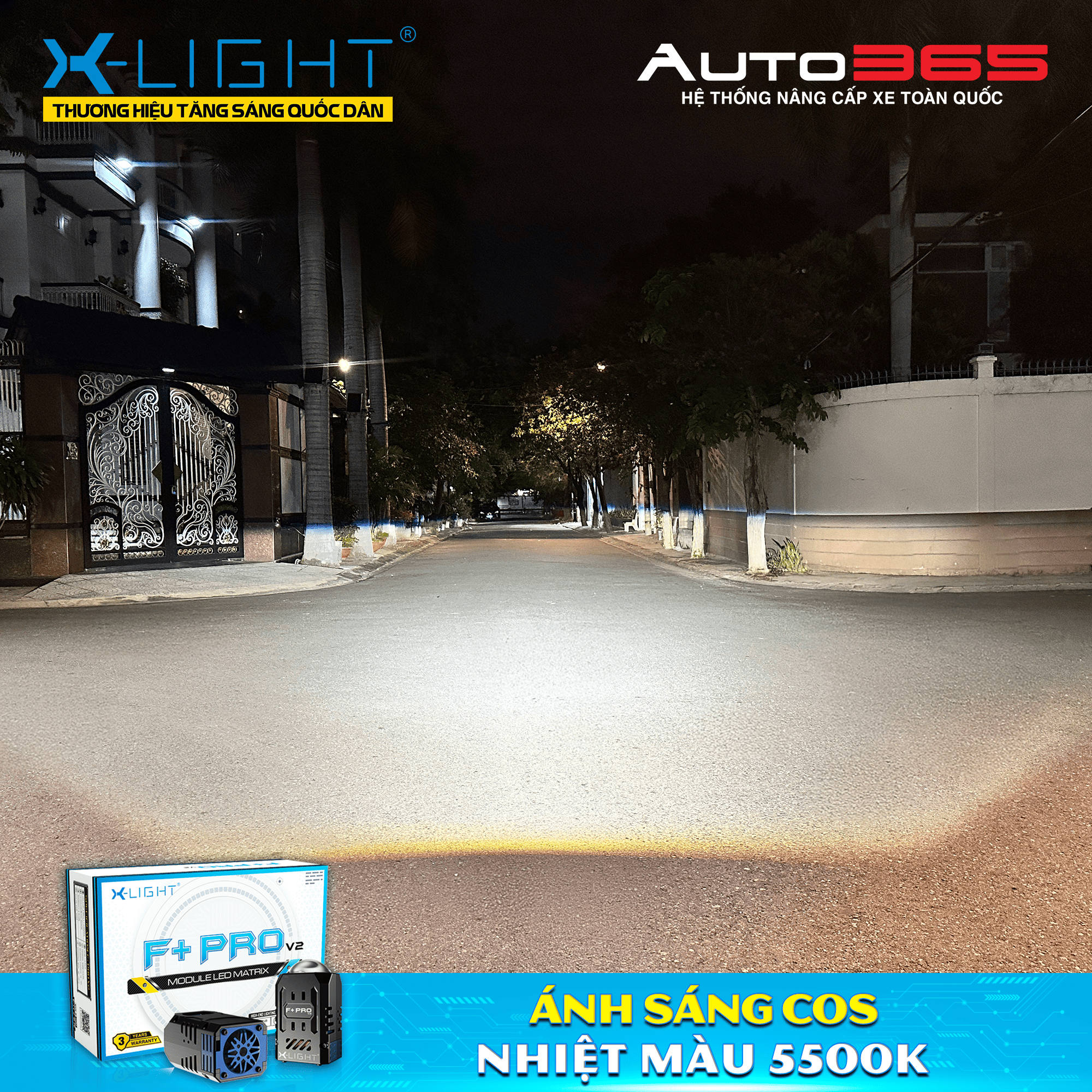 ĐÈN BI LED X-LIGHT F+ PRO - THẾ HỆ THỨ 2