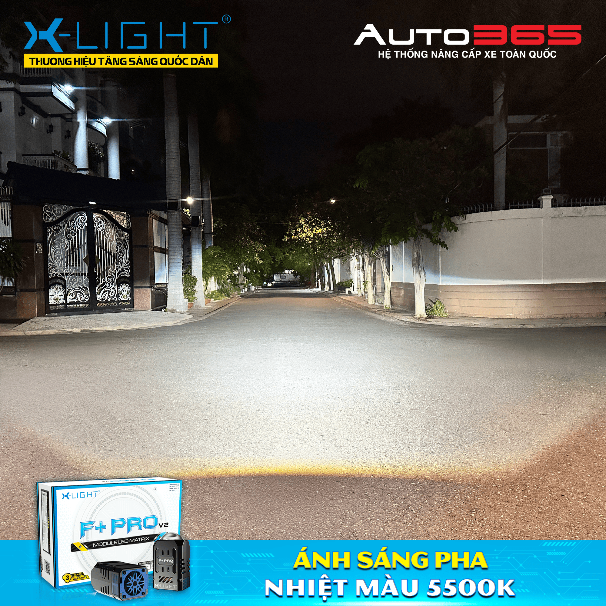 ĐÈN BI LED X-LIGHT F+ PRO - THẾ HỆ THỨ 2