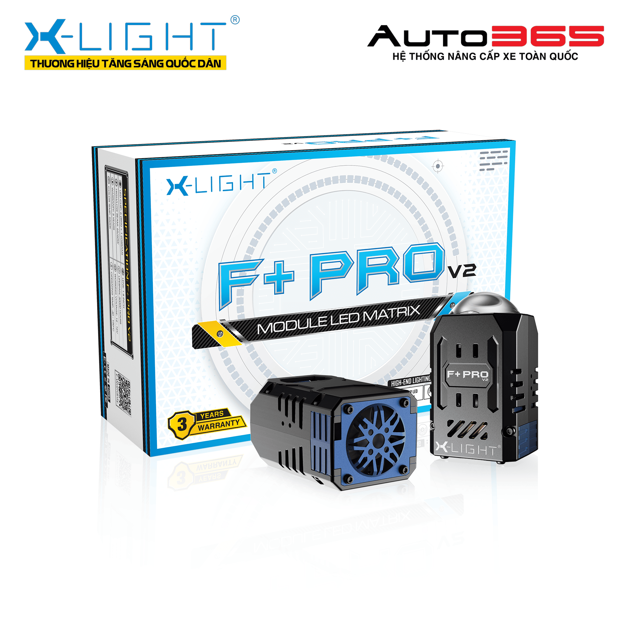 ĐÈN BI LED X-LIGHT F+ PRO - THẾ HỆ THỨ 2
