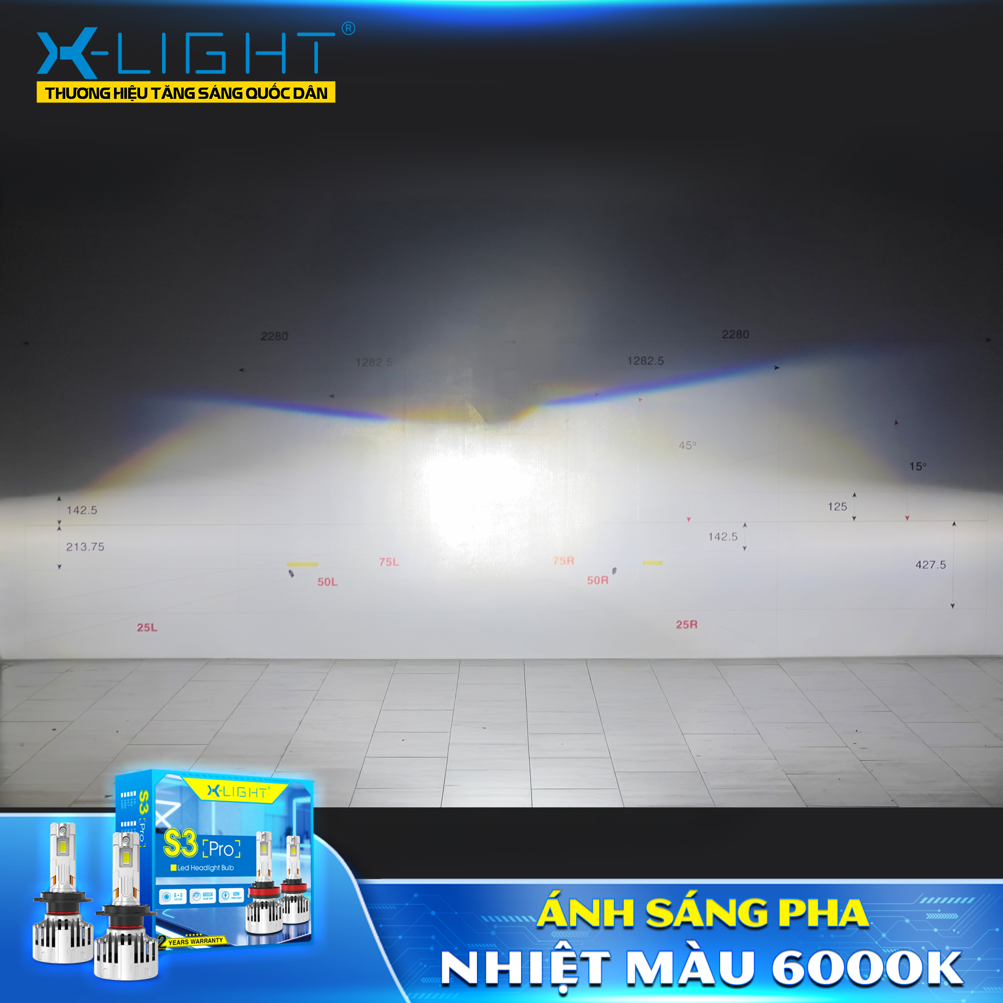 BÓNG LED X-LIGHT S3 PRO V2