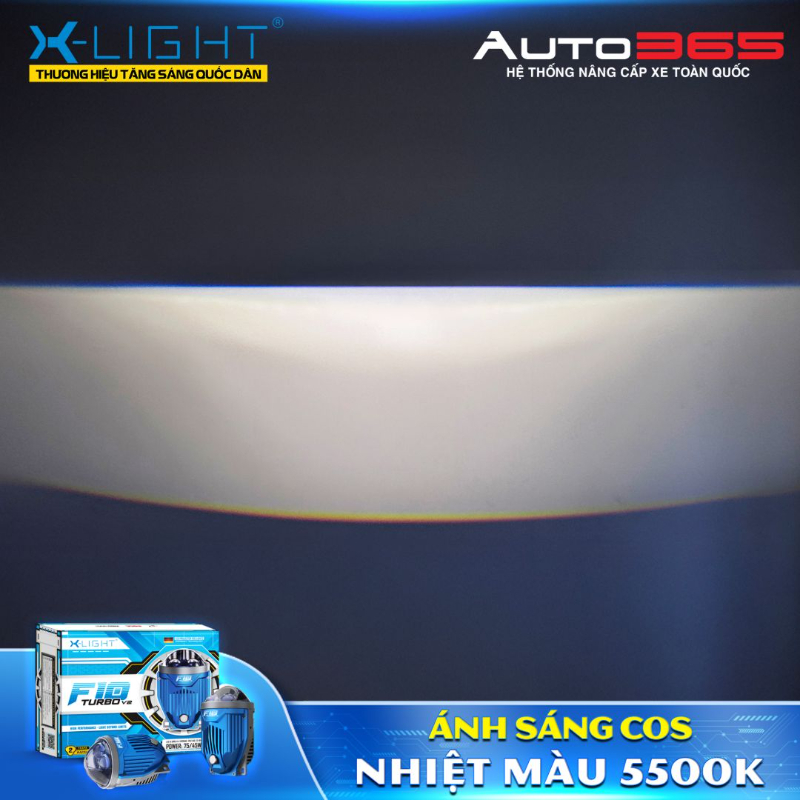 ĐÈN BI GẦM X-LIGHT F10 TURBO V2
