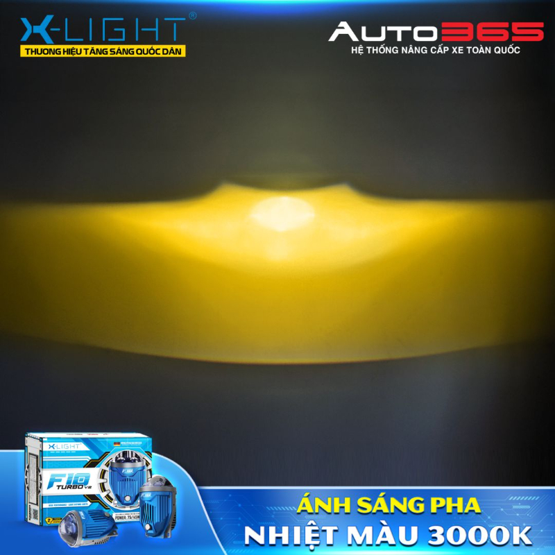 ĐÈN BI GẦM X-LIGHT F10 TURBO V2