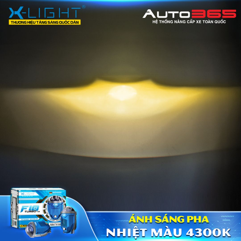 ĐÈN BI GẦM X-LIGHT F10 TURBO V2