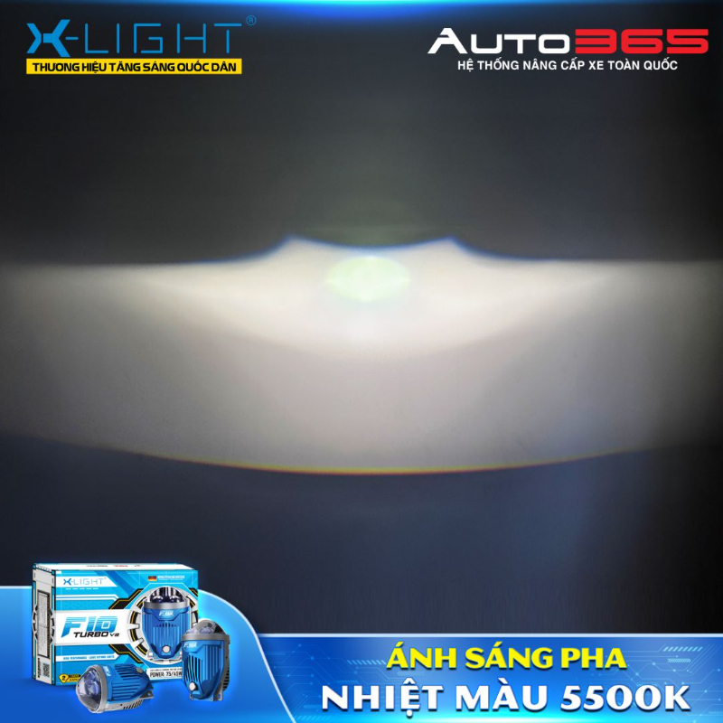 ĐÈN BI GẦM X-LIGHT F10 TURBO V2