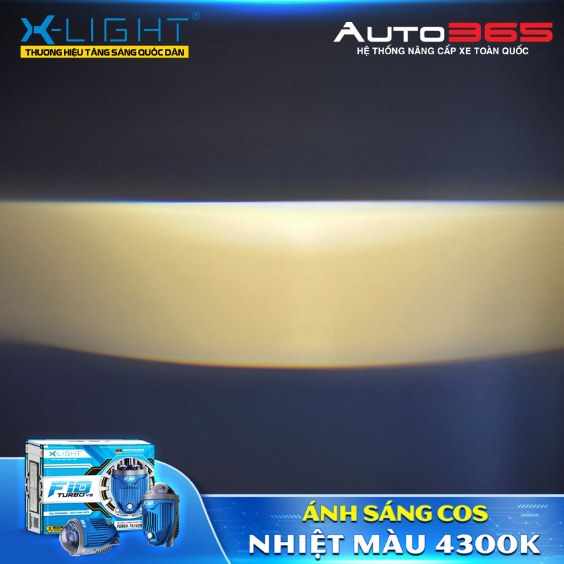 ĐÈN BI GẦM X-LIGHT F10 TURBO V2