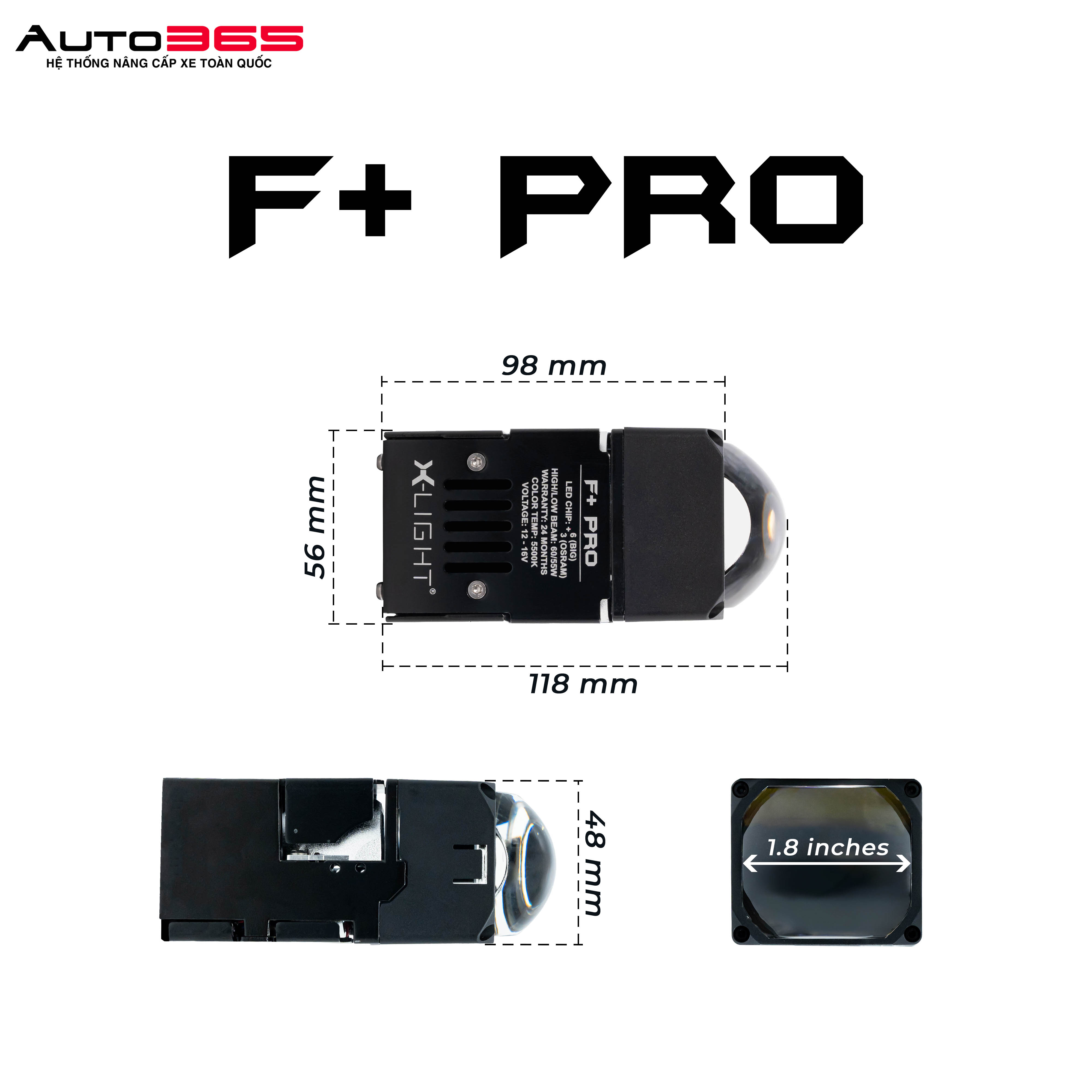 MODULE BI LED X-LIGHT F+ PRO (NEW 2024)