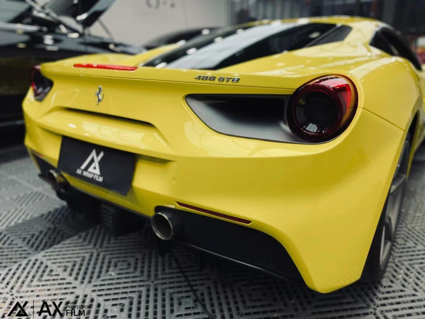 AX WRAP FILM GLOSS YELLOW – MÀU VÀNG BÓNG FERRARI 448 GTB