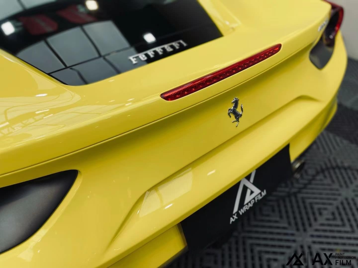 AX WRAP FILM GLOSS YELLOW – MÀU VÀNG BÓNG FERRARI 448 GTB