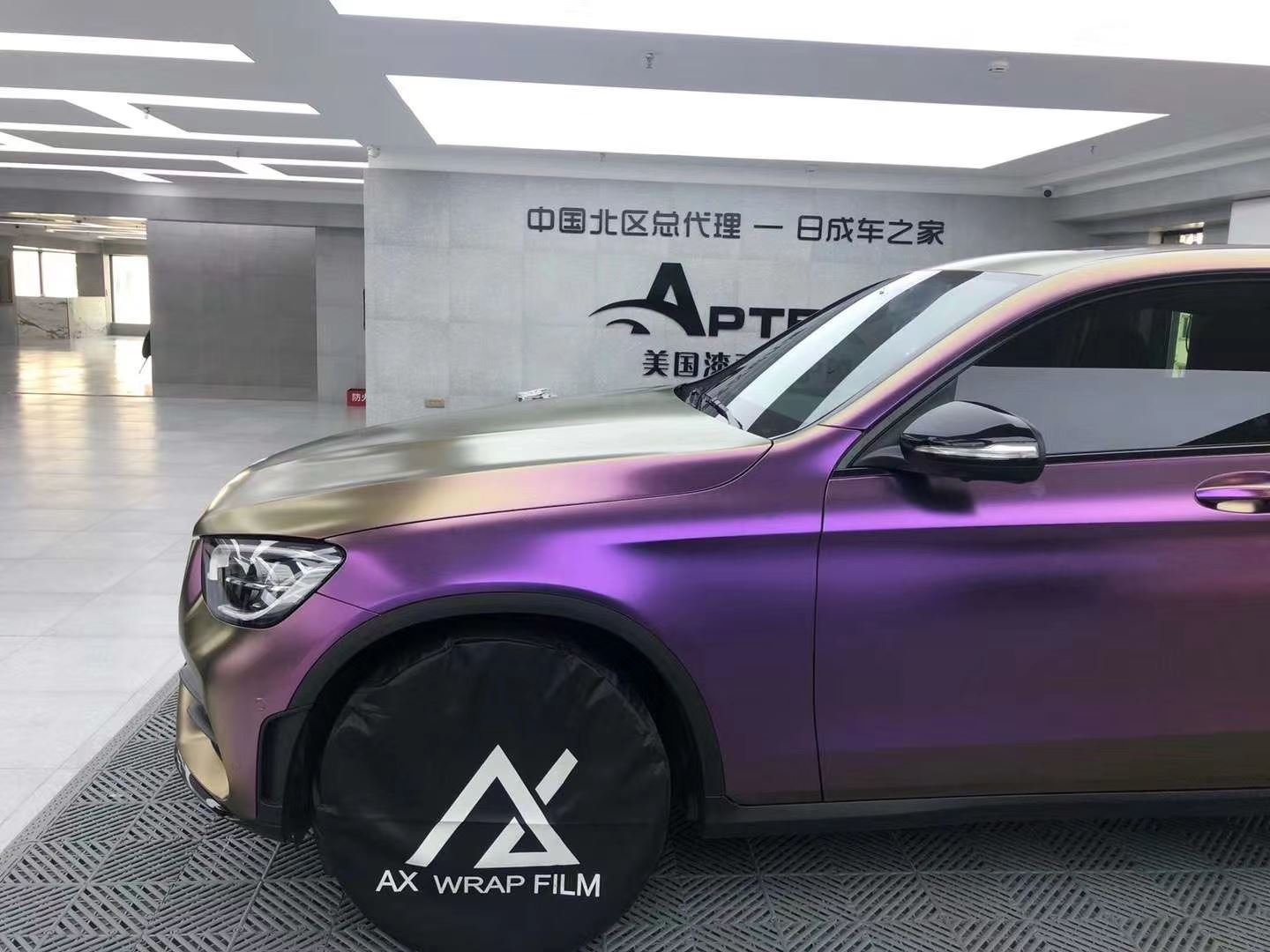 AX WRAP FILM DIAMOND DARK PURPLE - MÀU TÍM ĐẬM ÁNH KIM CƯƠNG