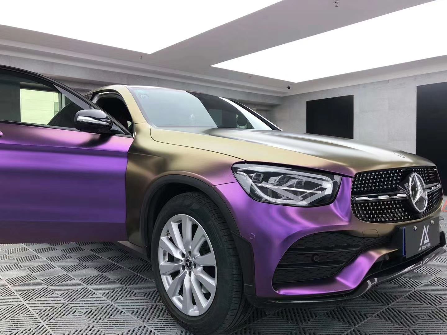 AX WRAP FILM DIAMOND DARK PURPLE - MÀU TÍM ĐẬM ÁNH KIM CƯƠNG