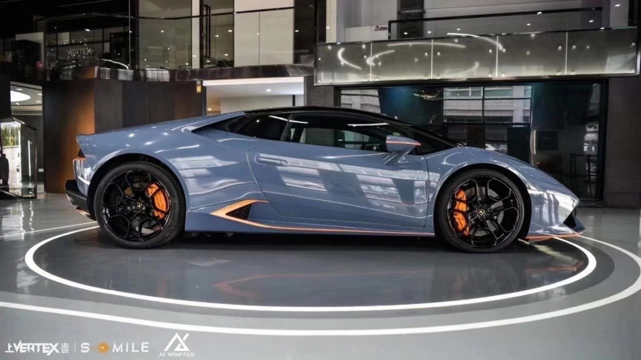 AX WRAP FILM GLOSS CEMENT GRAY – XÁM XI MĂNG BÓNG LAMBORGHINI