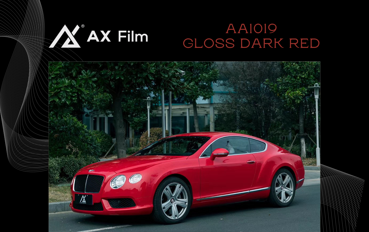 AX WRAP FILM GLOSS DARK RED - MÀU ĐỎ BÓNG BENTLEY