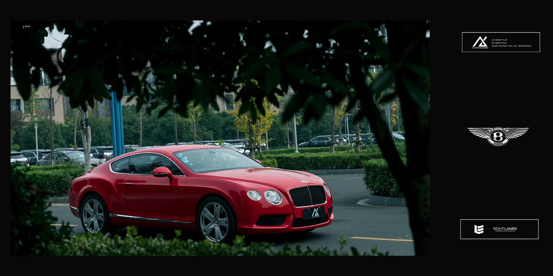 AX WRAP FILM GLOSS DARK RED - MÀU ĐỎ BÓNG BENTLEY