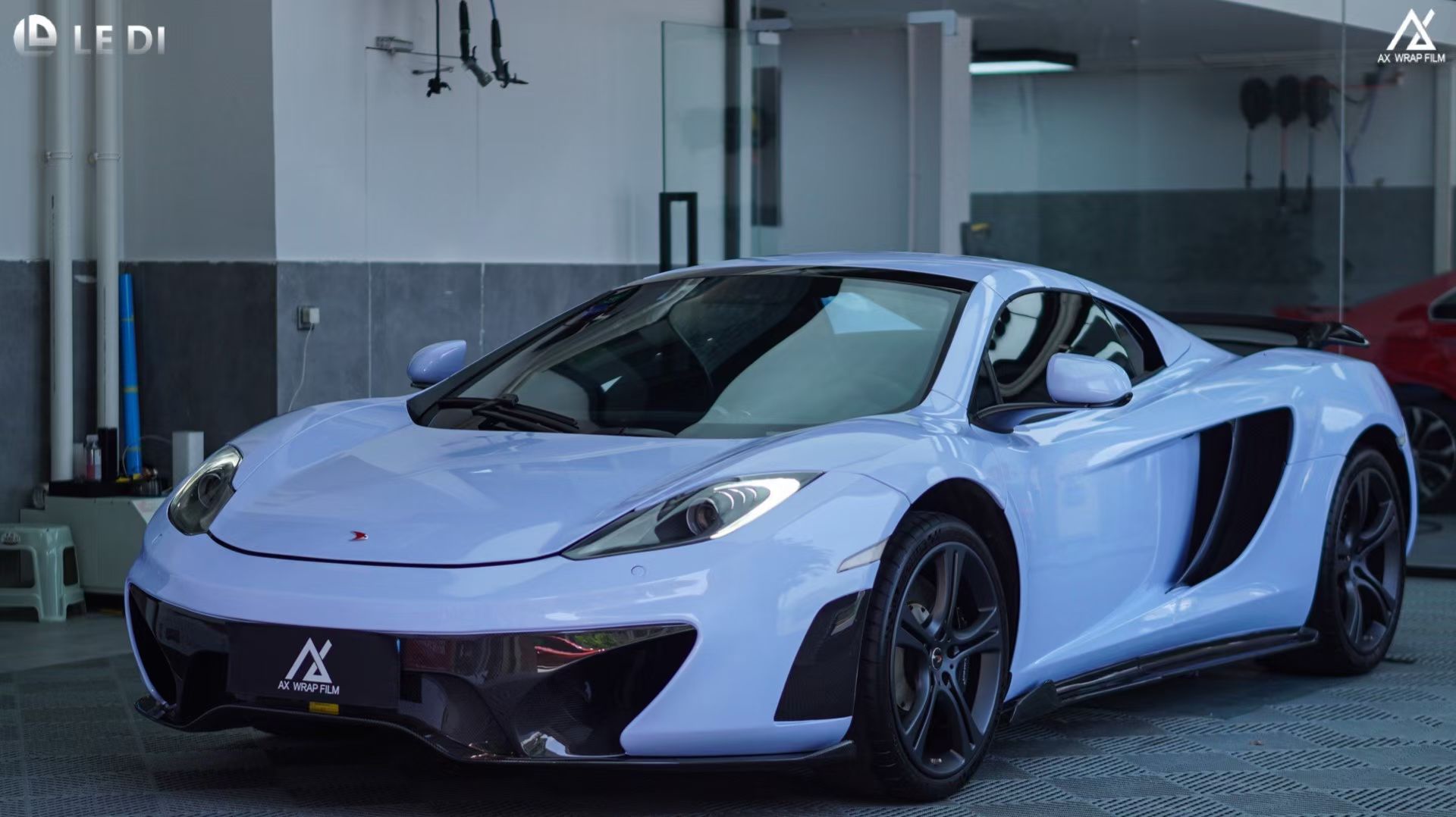 AX WRAP FILM GLOSS MISTY BLUE – XANH SƯƠNG BÓNG MCLAREN