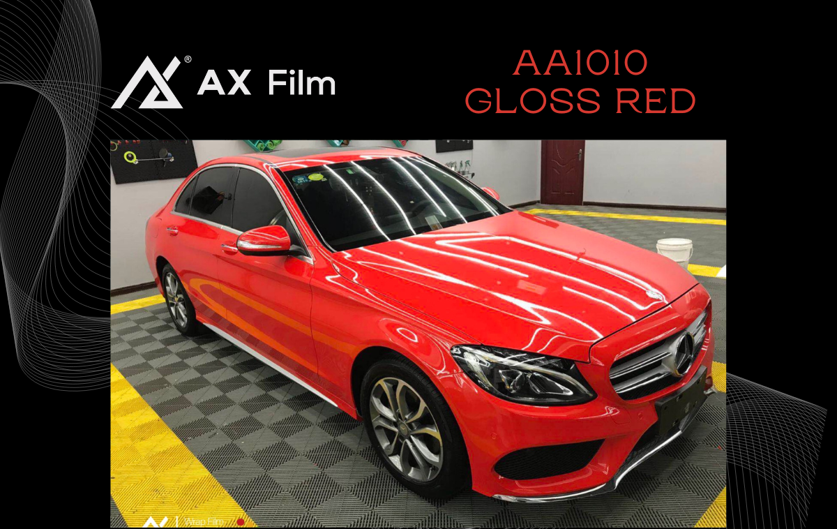 AX WRAP FILM GLOSS RED - ĐỎ BÓNG - MERCEDES BENZ C