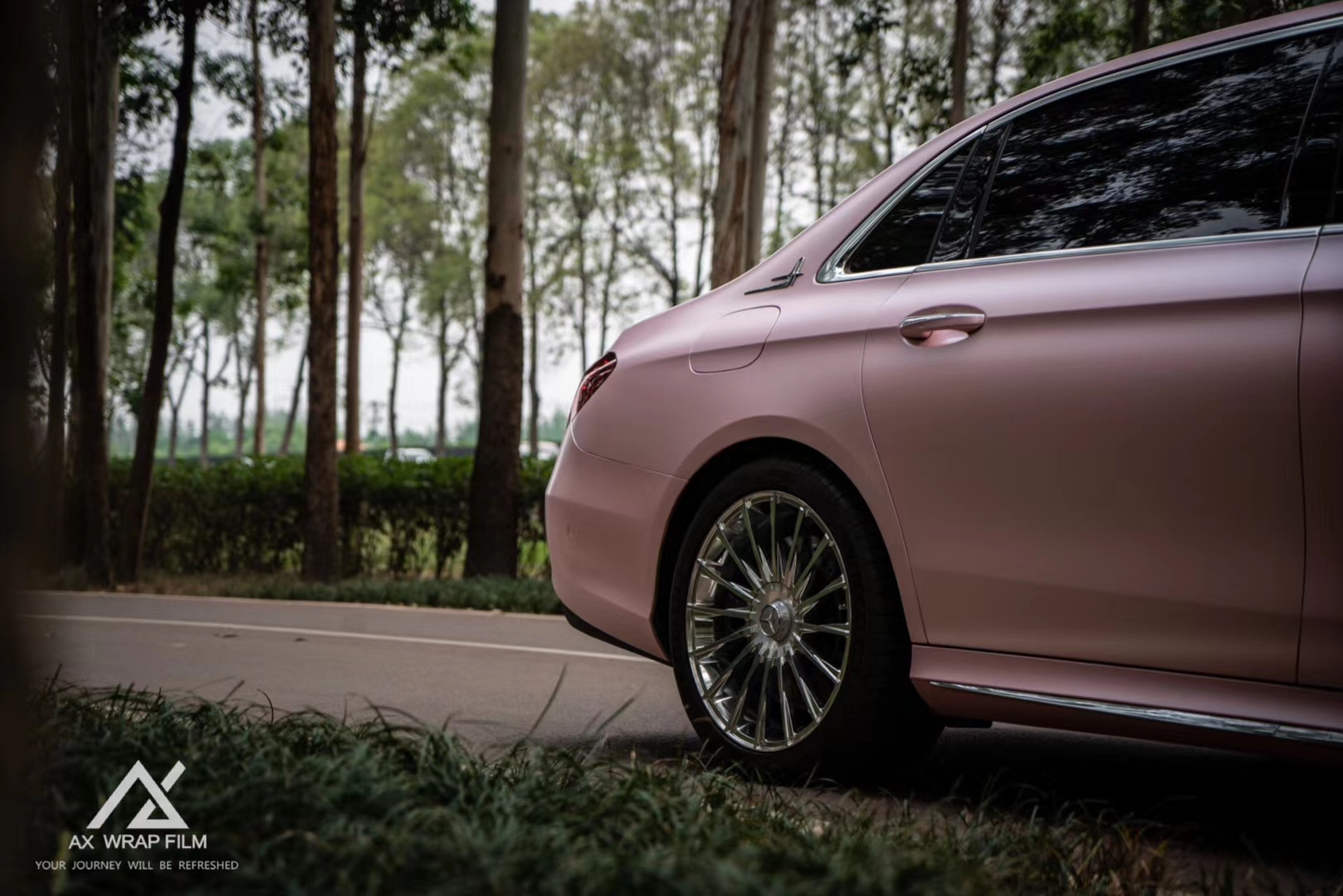 AX WRAP FILM PEARL METALLIC SAKURA PINK - HỒNG SAKURA ÁNH KIM NGỌC TRAI