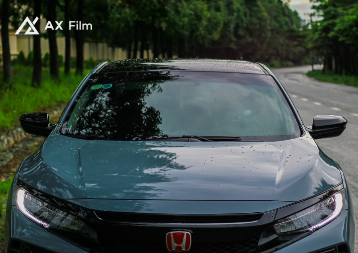 AX WRAP FILM GLOSS LIGHT CEMENT GRAY – XI MĂNG SÁNG BÓNG - HONDA CIVIC