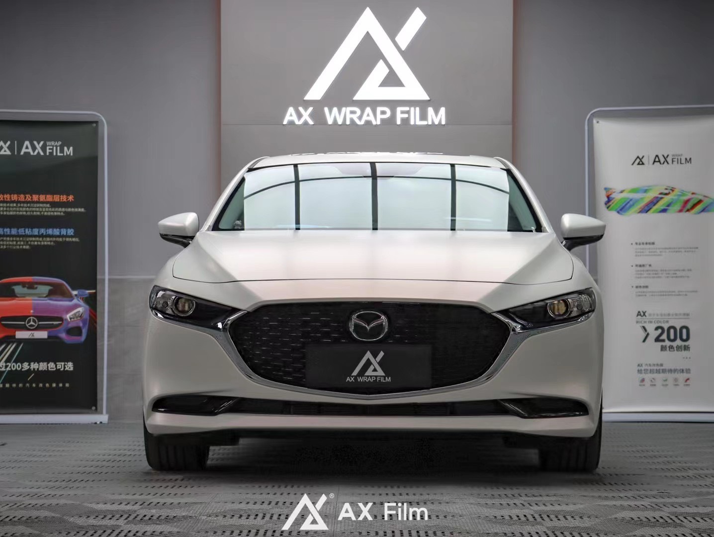 AX WRAP FILM PEARL METALLIC WHITE IRIDESCENT RED - NGỌC TRAI ÁNH KIM ĐỎ