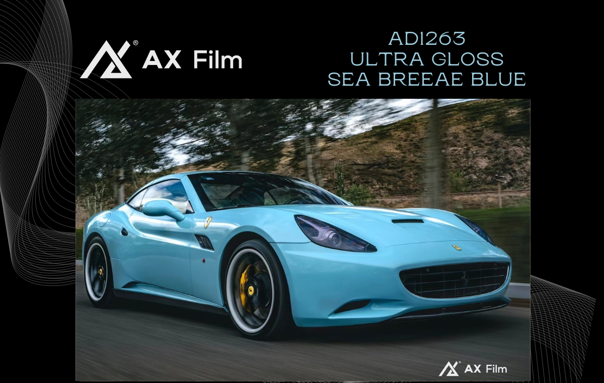 AX WRAP FILM ULTRA GLOSS SEA BREEZE BLUE - XANH GIÓ BIỂN