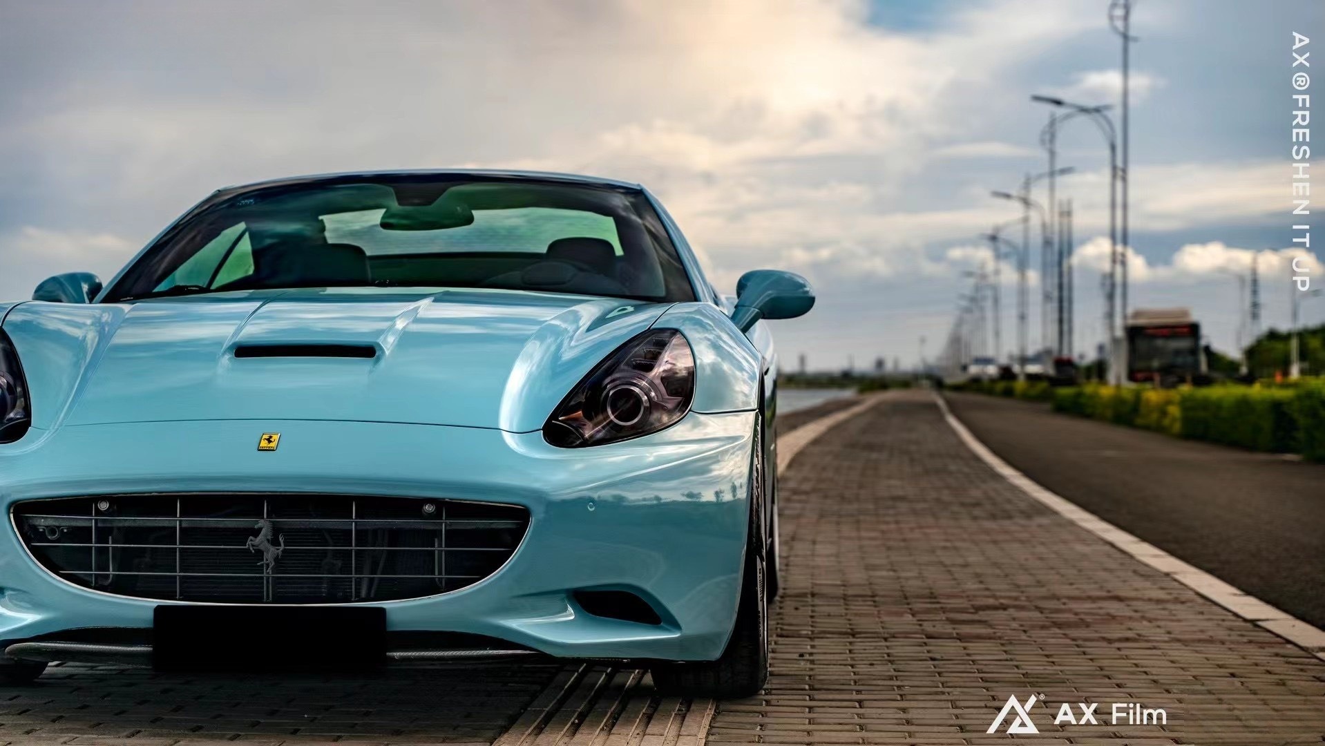 AX WRAP FILM ULTRA GLOSS SEA BREEZE BLUE - XANH GIÓ BIỂN