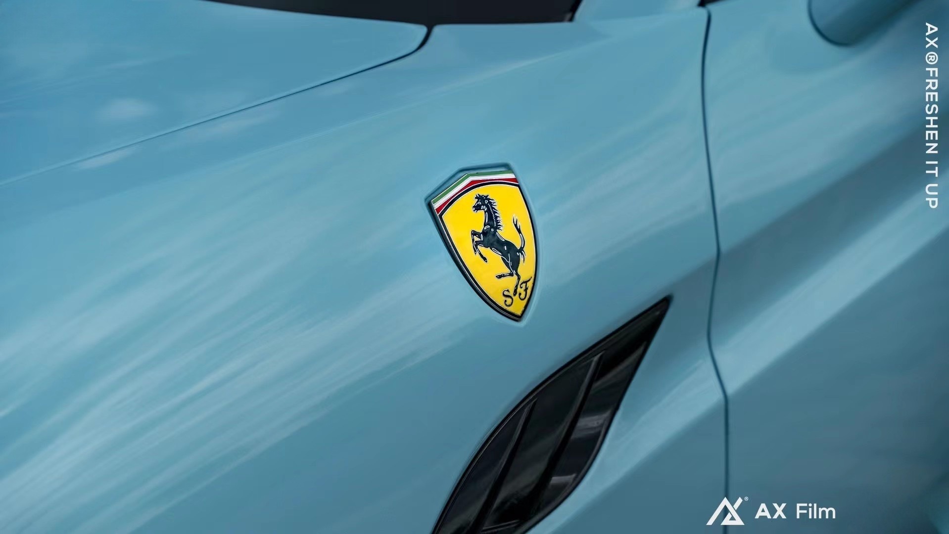 AX WRAP FILM ULTRA GLOSS SEA BREEZE BLUE - XANH GIÓ BIỂN