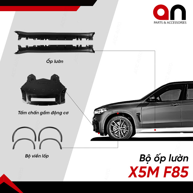 NÂNG CẤP BODY KIT X5M CHO BMW X5 F85