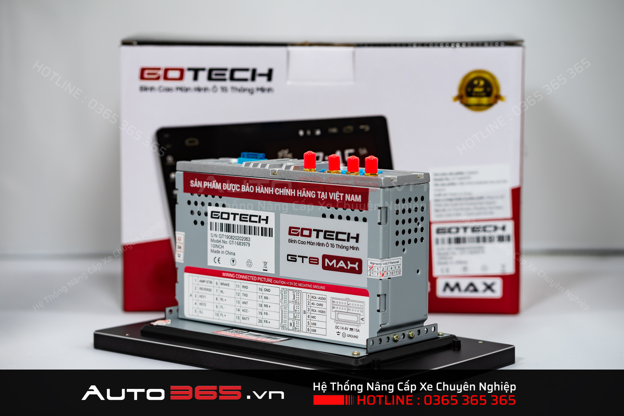 MÀN HÌNH DVD GOTECH GT8 MAX