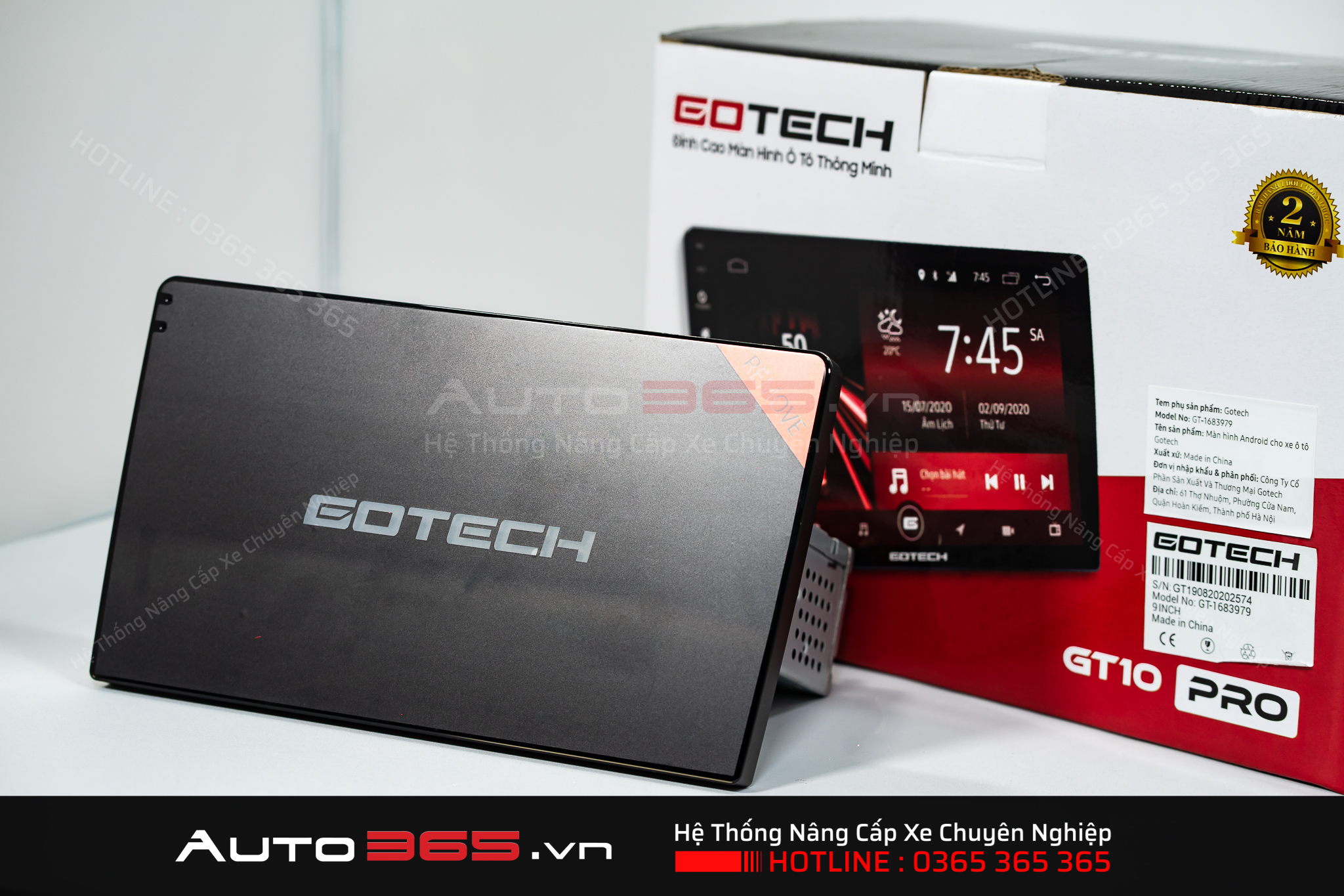 MÀN HÌNH DVD GOTECH GT10 PRO