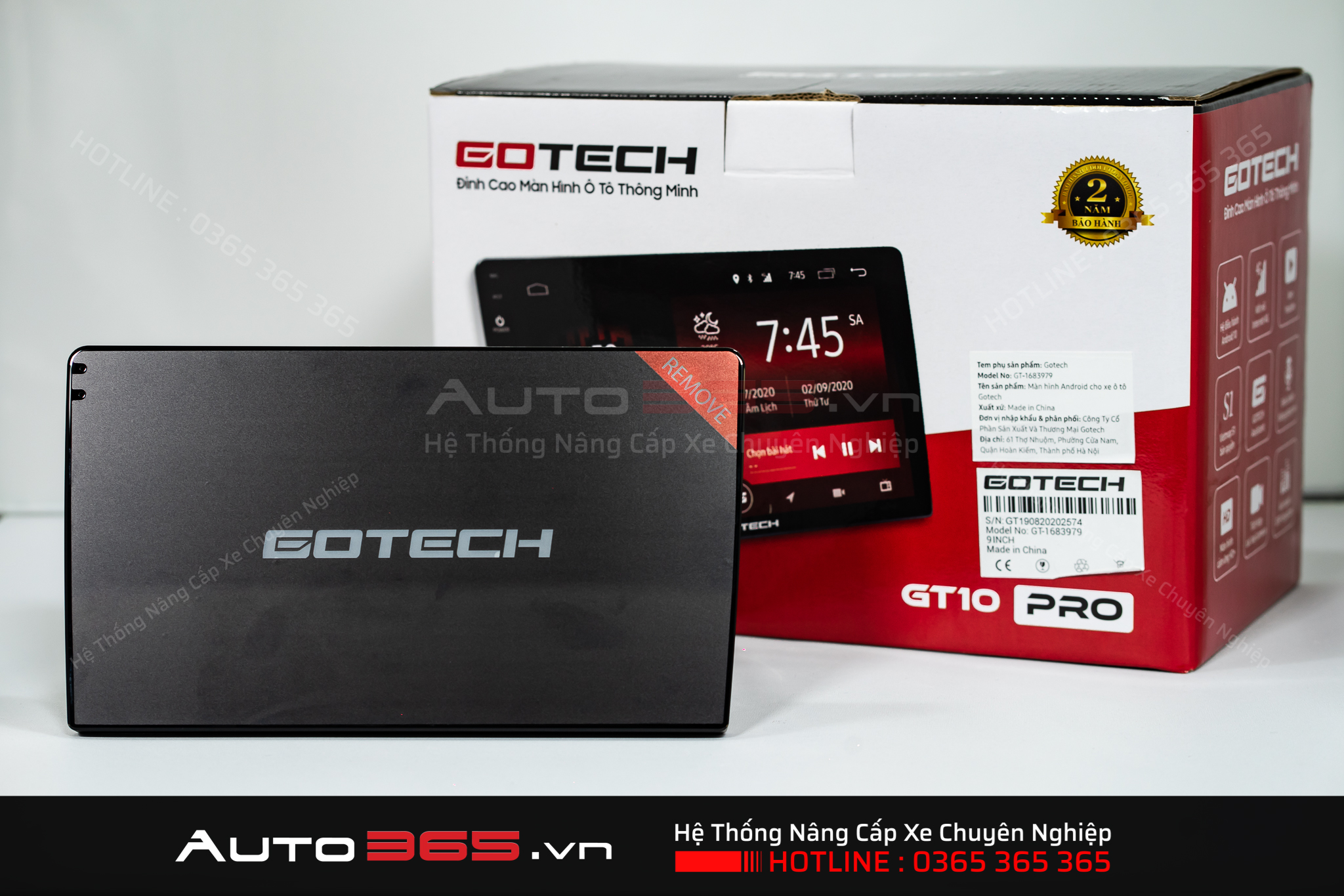 MÀN HÌNH DVD GOTECH GT10 PRO