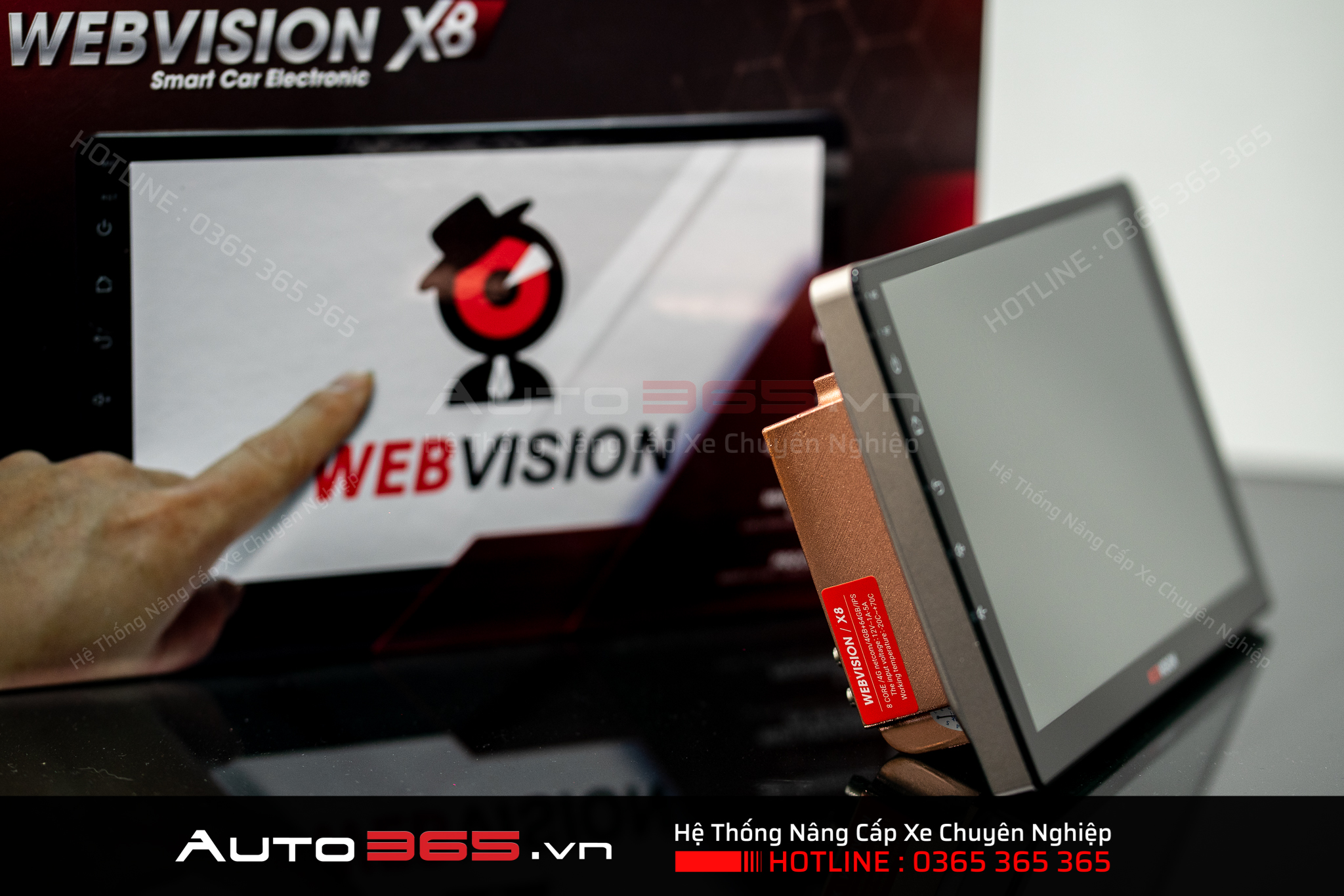 MÀN HÌNH DVD ANDROID Ô TÔ WEBVISION X8