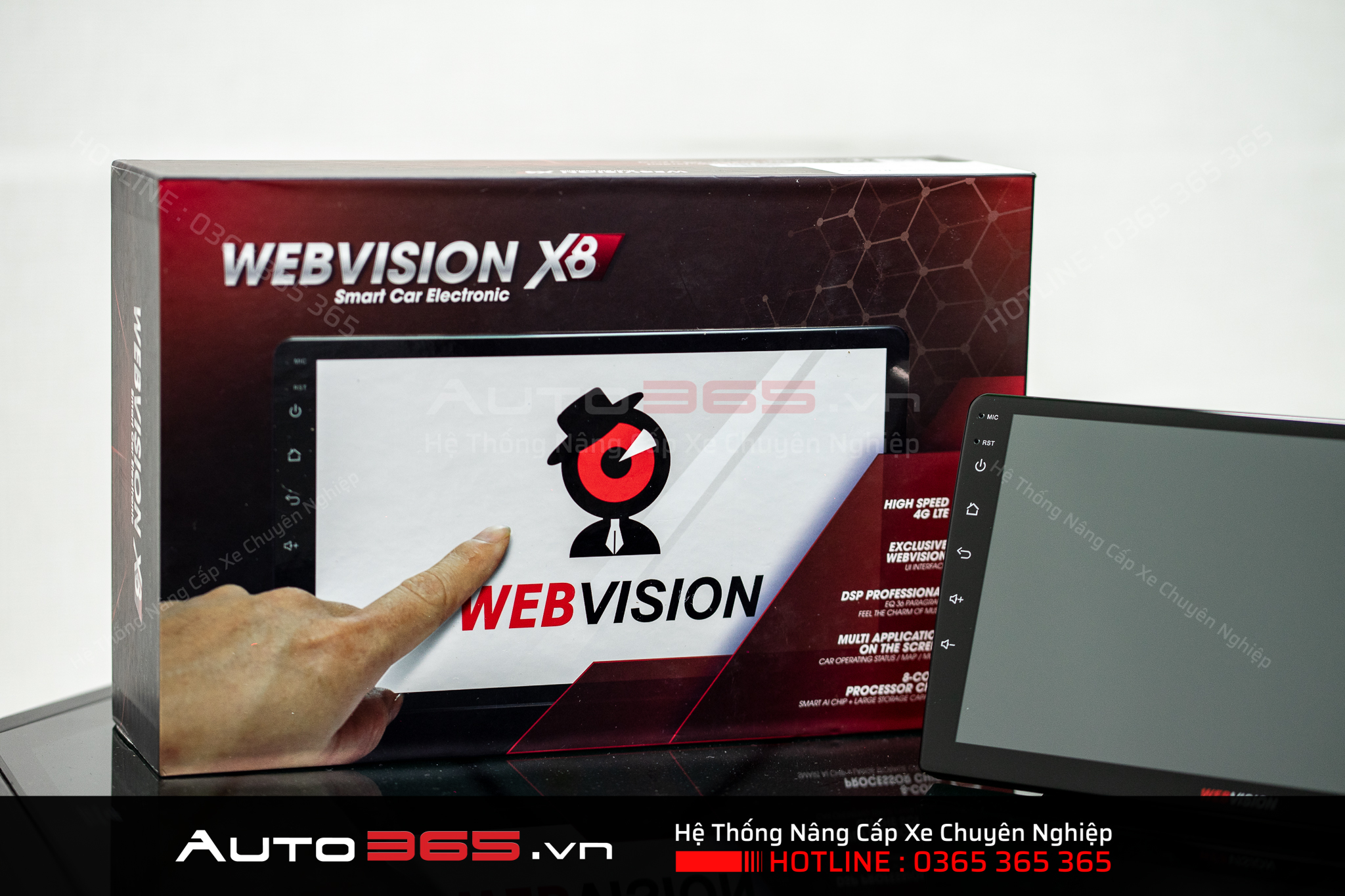 MÀN HÌNH DVD ANDROID Ô TÔ WEBVISION X8