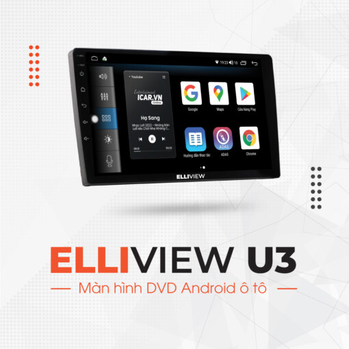 MÀN HÌNH ANDROID Ô TÔ ELLIVIEW U3 BASIC